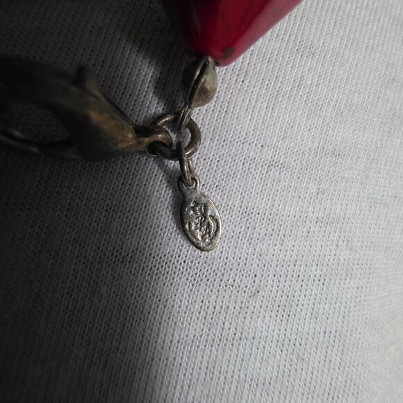 Premier Designs “Cayenne” Necklace & Matching Red Enamel Bangle Bracelet - Picture 7 of 11